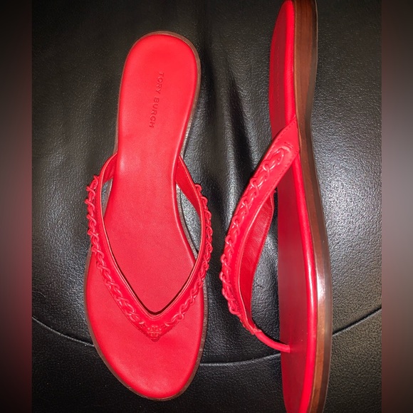 TORY BURCH EVERLY CHAIN THONG SANDALS - Picture 2 of 4